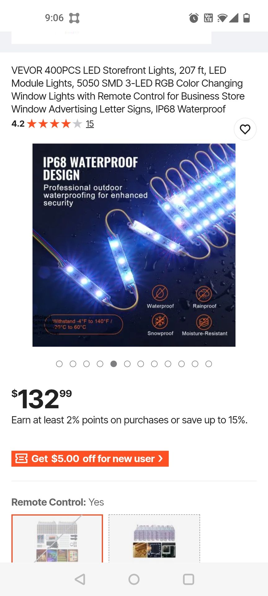 Vevor window lights led module for business or anything else to have attention 400 lights