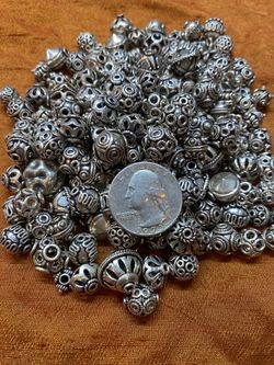 324 Grams Sterling Silver 925 Beads & Findings Lot – New & Tested