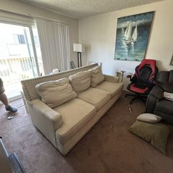 Cream Sofa