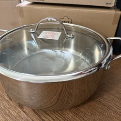 Olla de 7 qt acero inoxidable 👉 princess house todo nuevo y con caja 📦