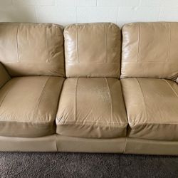 Leather sofa