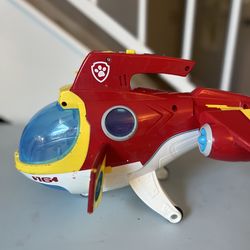 Paw patrol helicopter with 2 dogs