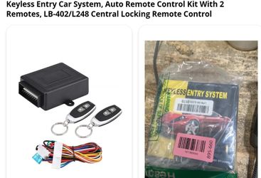 Keyless Entry Car System with 2 Remotes