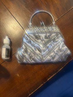 Fancy silver Handbag