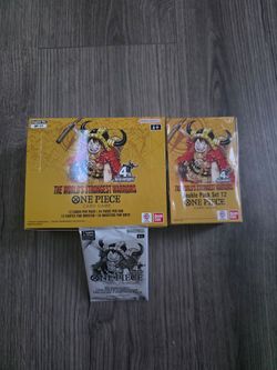 One Piece The World's Strongest Warriors Booster Box OP17 & Double Pack Set 12 & Promo Pack