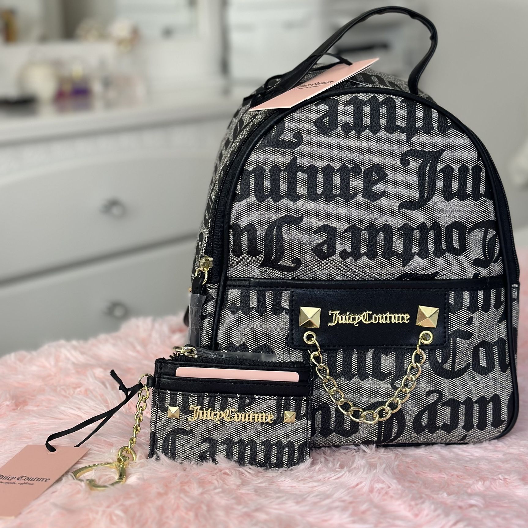 juicy couture mini backpack black New Purse Bag Velour Purse Hut Juicy Couture Jasmine Rucksack nero at Zalando UK Juicy Couture mini backpack ,