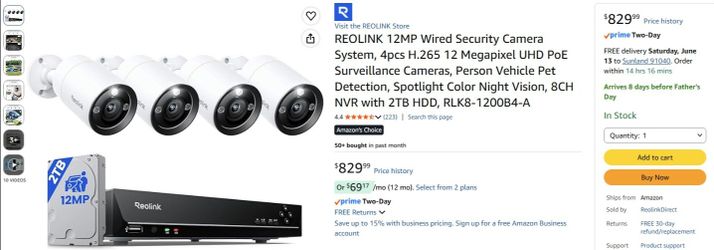 REOLINK Home Surveillance System