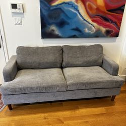 Frisco Recessed Arm Sofa By Serta