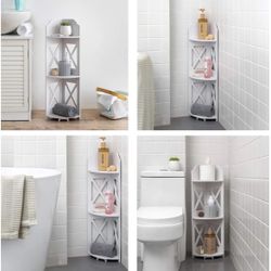 Corner Shelves Shelf Stand Bathroom Storage Toilet Paper Stand Organizer Bedroom