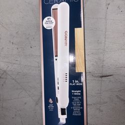 Conair Double Ceramic Flat Iron, 1 IN New