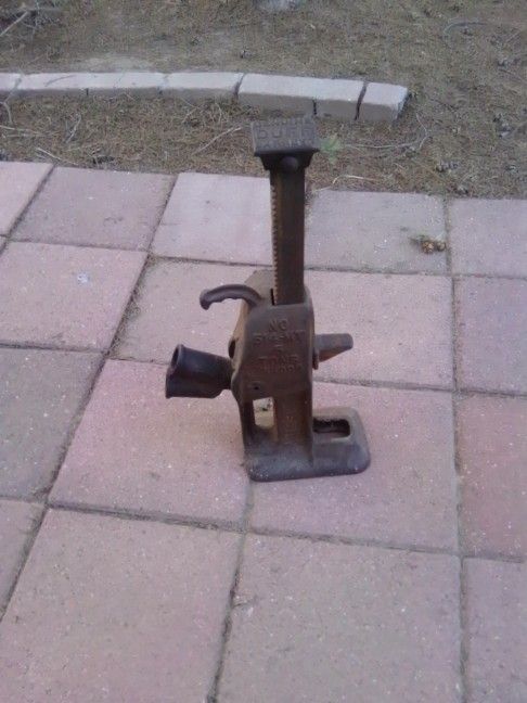 Antique DUFF BARRETT Railroad Jack