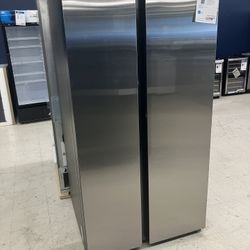 SAMSUNG RS28CB7600QL Printshield Ss Bespoke 36" Smart Side-by-Side Refrigerator