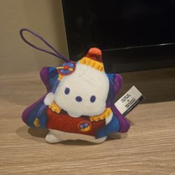 Yu-Gi-Oh! × Hello Kitty and Friends Pochacco x Time Wizard Plush Keychain Sanrio 2023
