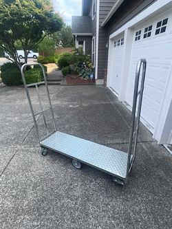 1750 LB Capacity WESCO U Boat Platform Industrial utility cart