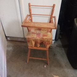 Vintage Doll High Chair