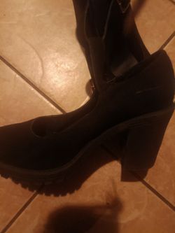 Black Maryjane Shoes Size 7 1/2