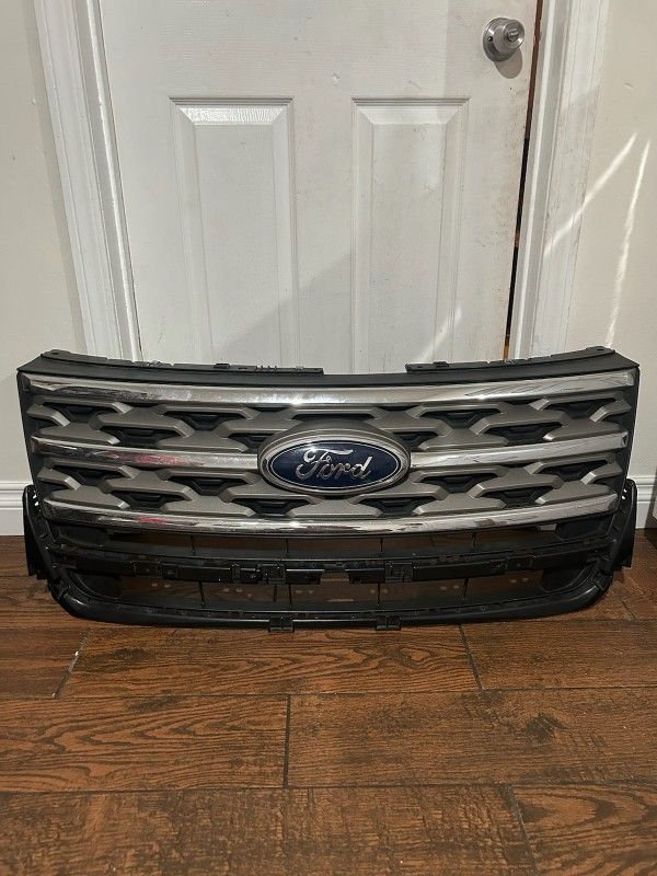 For a  2018 Ford Explorer Front Grille 