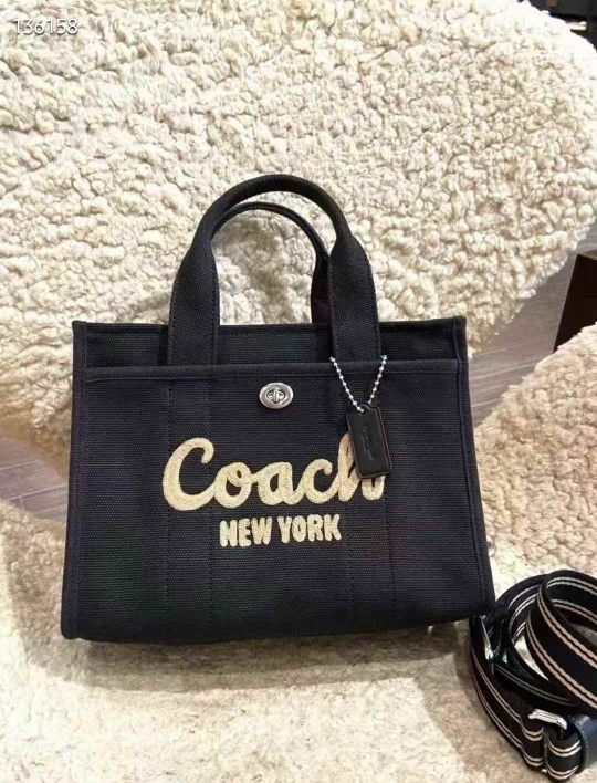 NWT Coach Cargo Tote 26 Black