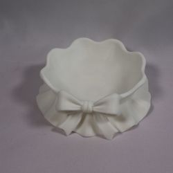 Decorative Jewelry Trinket Dish with Bow