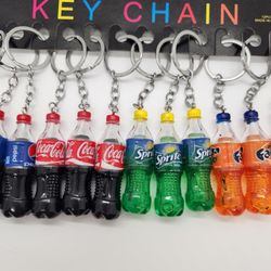 Bottle Soda Keychains 