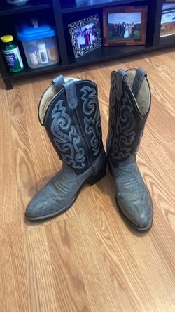 Leather Cowboy Western Boots