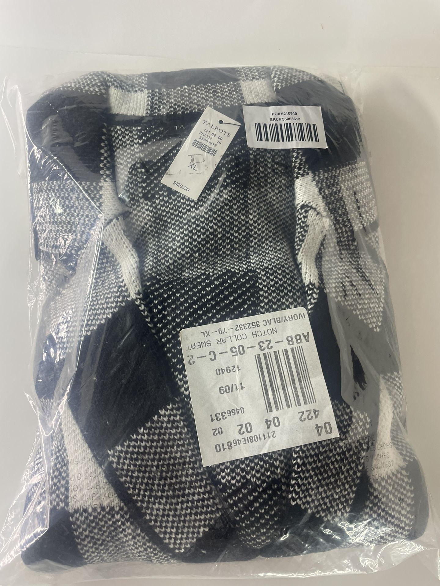 Talbots NOTCH COLLAR CARDIGAN