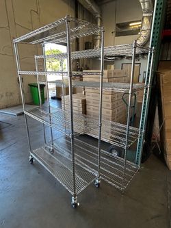 New heavy duty wire metal shelving racks