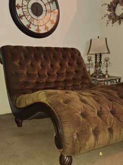 Chocolate- Comfortable Oversize Lounge Chaise