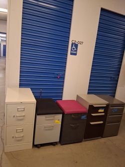Metal file cabinet $ 60 each
