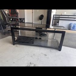 Glass Entertainment Center 