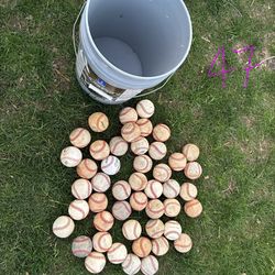 Used baseballs