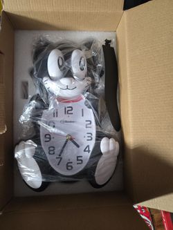 New Cat Eye Moving And Tail Moving Clock