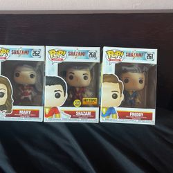 Bundle Deal Funko Pop Shazam 262 Mary 260 Shazam 261 Freddy