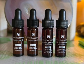 SkinCeuticals Serum Sample Set of 4 Discoloration Defense & Phloretin CF