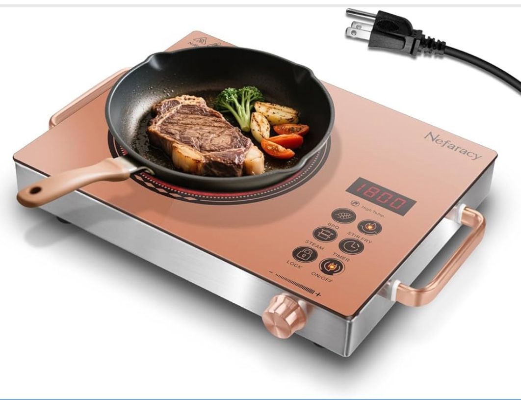 Brand New Single Burner Electric Cooktop, 110v