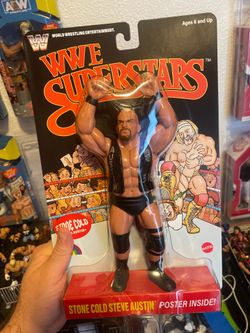 Wwe wwf black card chase ljn style stone cold Steve Austin figure