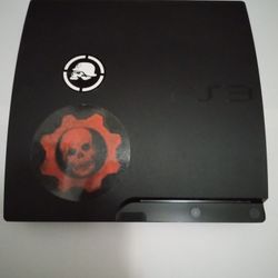 PS3 Console With Games And Two Controllers