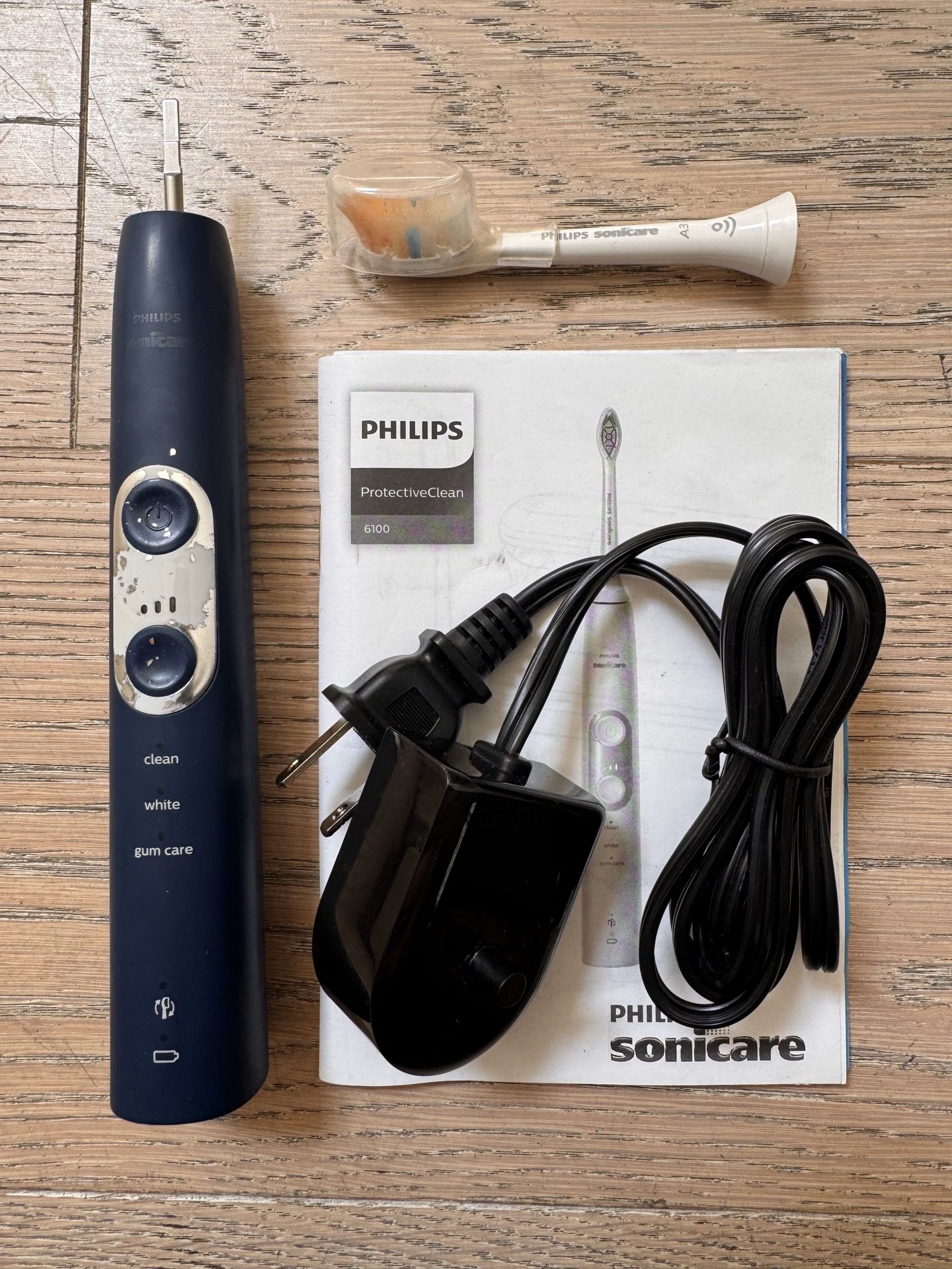 Working Philips Sonicare ProtectiveClean 6100 Electric Toothbrush