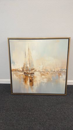 Art Canvas, Boat 2, 2.6 x 2.6