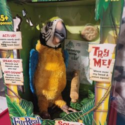 FurReal Friends Squawkers McCaw Talking And Dancing Parrot
