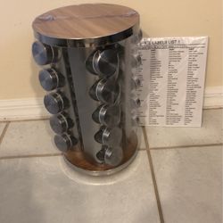 Spice Rack. Brand New/labels For Spice Jars