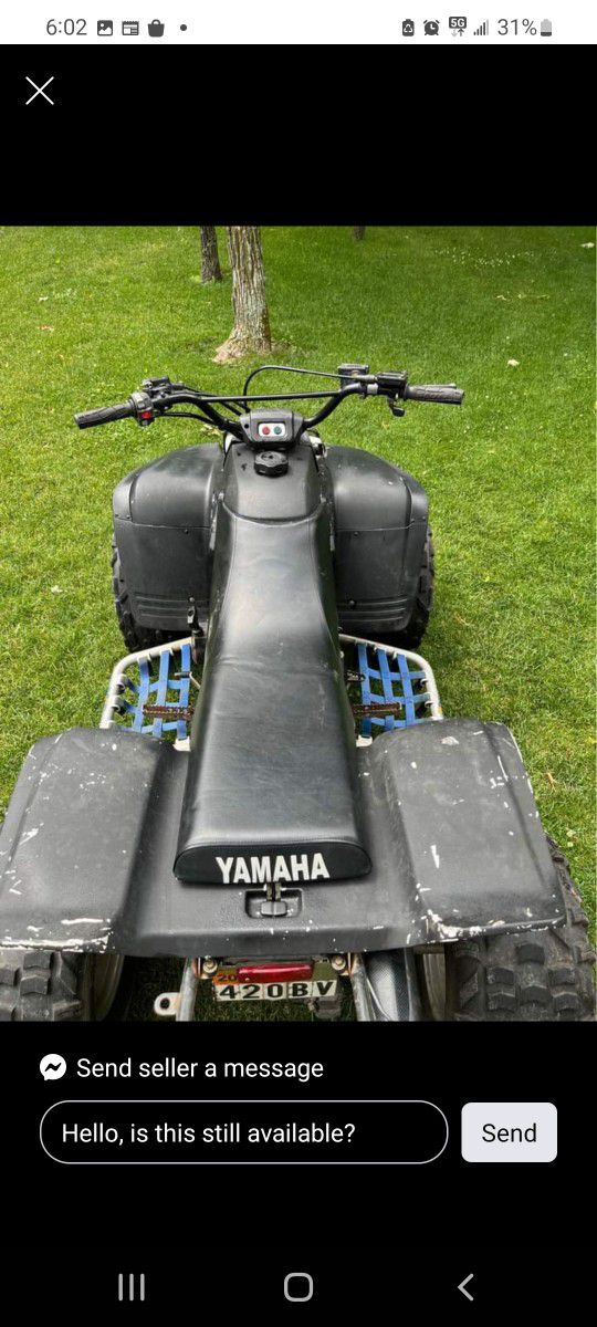 1988 Yamaha Warrior