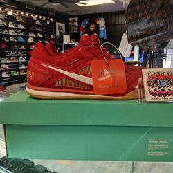 SUPREME X NIKE SB "GATO" SUPREME RED - #AR9821 600 - SIZE 12 - ORIGINAL BOX