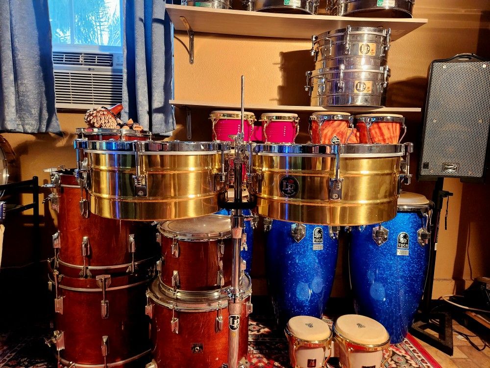 Latin Percussion Gold Tito Puente Timbales for Sale in Menifee, CA OfferUp