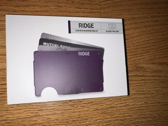 Ridge Slim Rfid Blocking Wallet