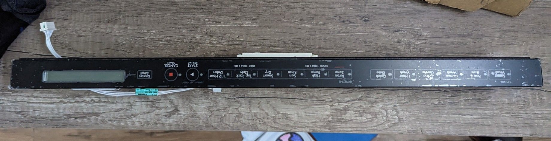 Whirlpool Control Panel - P#WPW10457040