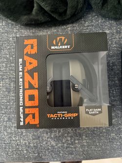 Walker's Razor Slim Electronic Muffs - Flat Dark Earth - New
