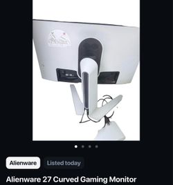 Alienware 27 curved gaming monitor