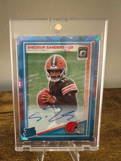 Trade/Sell 2025 Donruss Optic Shedeur Sanders Rated Rookie RPS Ice On-Card Auto /25