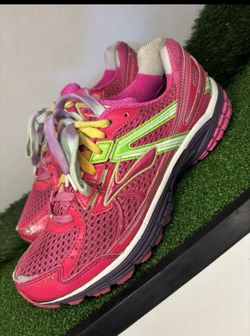 Brooks Adrenaline GTS 13 Women’s Running Shoes Size 10 Pink Glow Sneakers(0101)